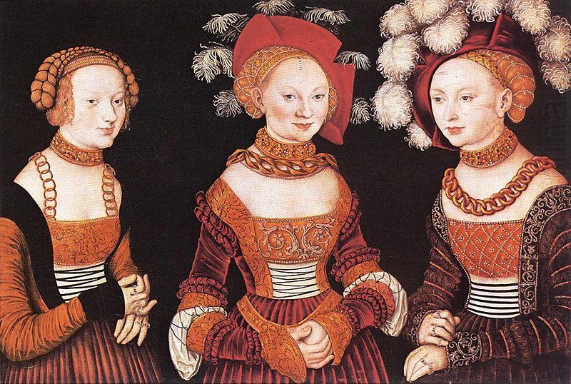 Lucas Cranach the Elder Emilia and Sidonia china oil painting image